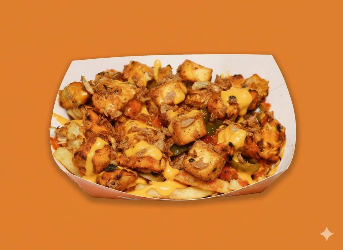Paneer loaded fries